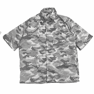 Camo White Button Shirt