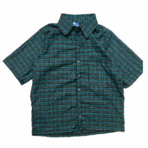 Plaid Green Button Shirt