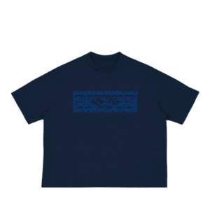 Manifest Tee Navy - Boxy Tee