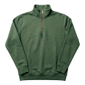 Creative Dept - Quarter Zip Moss