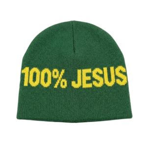 100% Jesus - Touca Verde