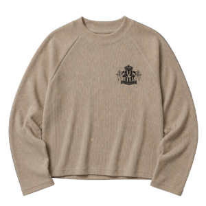 Badge Cream - Waffle Longsleeve